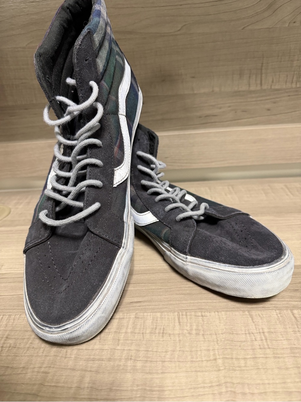 Vans Overwashed Collection Plaid Mens Shoes Size 13